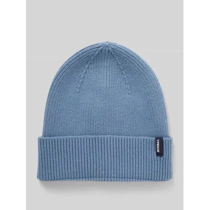 Zdjęcie Czapka z dzianiny z mieszanki wiskozy z detalem z logo