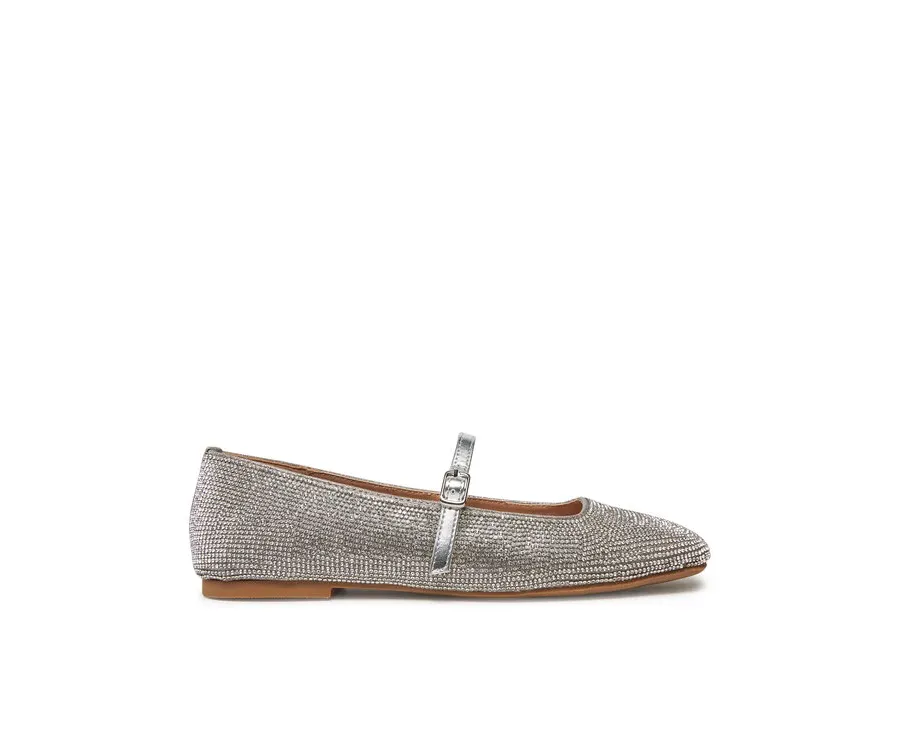 obrazek 1 Steve Madden Baleriny Ezri-R SM11003245 Srebrny