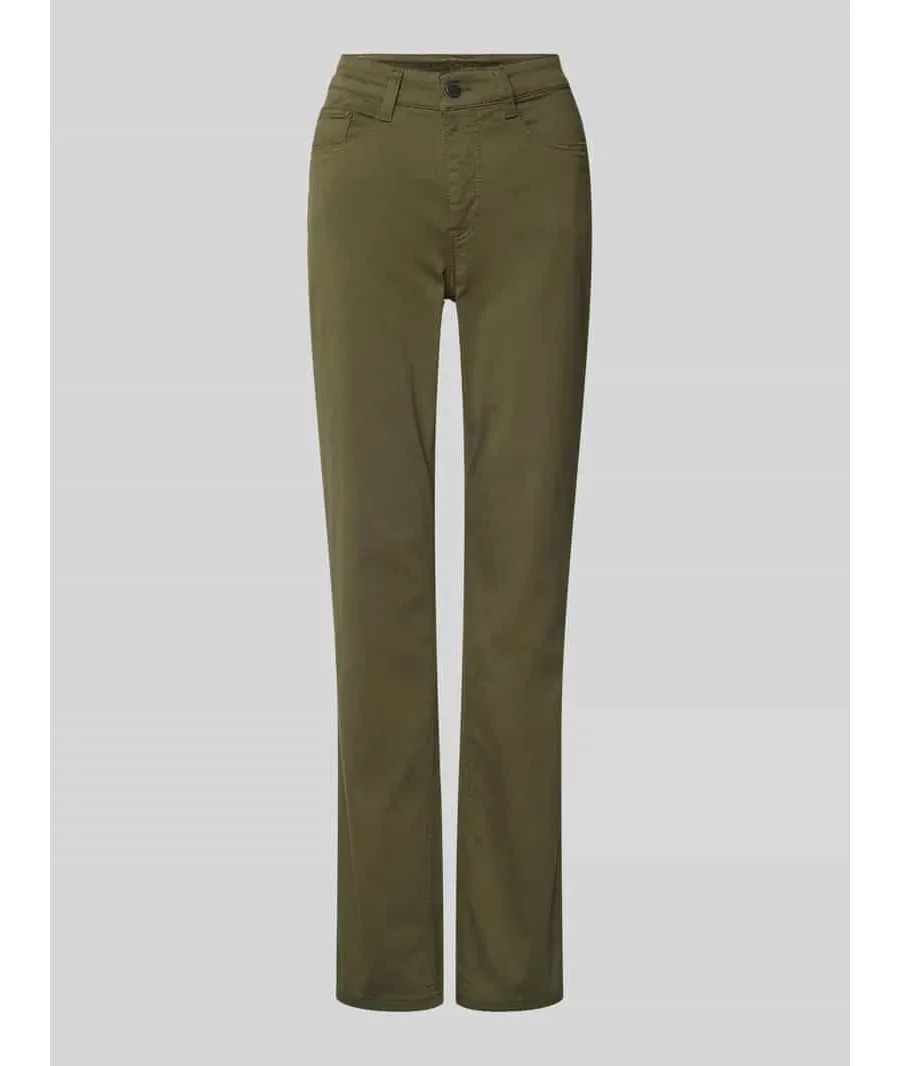 obrazek 1 Jeansy o kroju straight fit z 5 kieszeniami