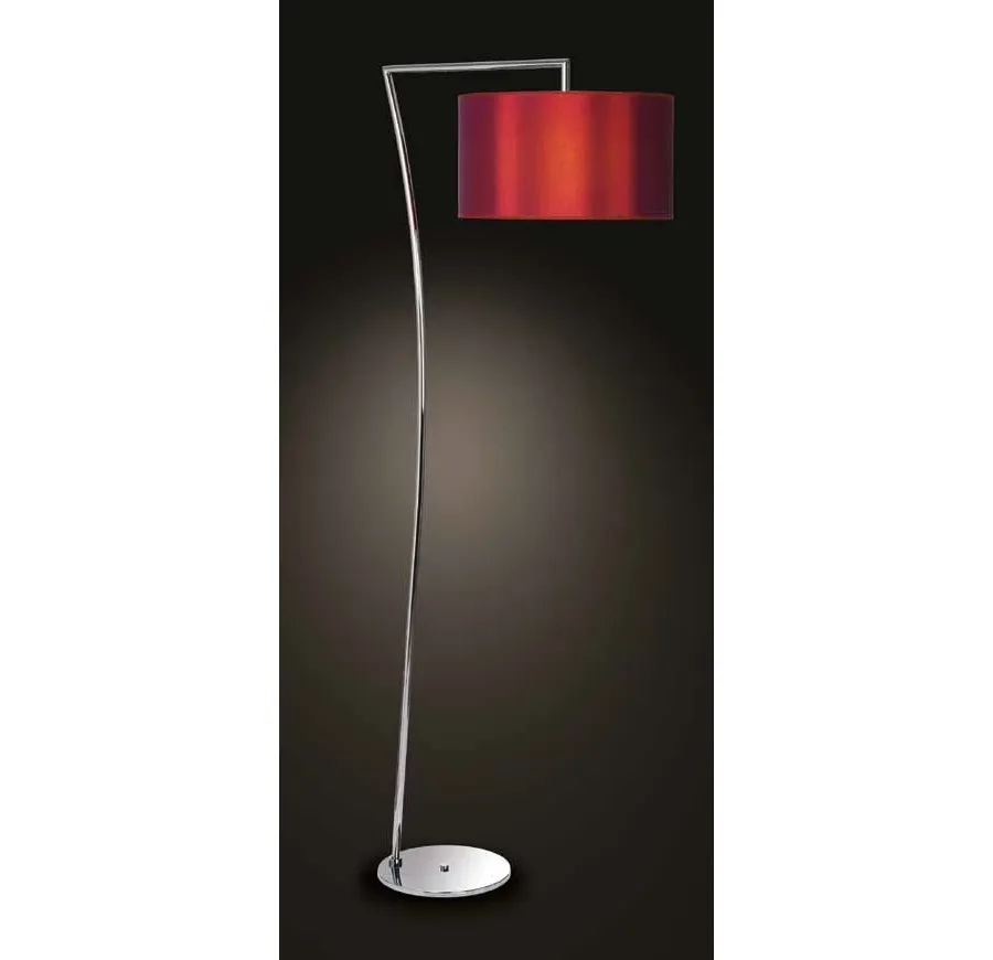 obrazek 2 Awangardowa lampa z czerwonym abażurem