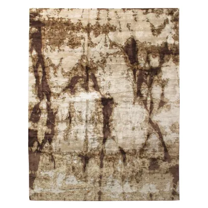 Zdjęcie Jedwabny dywan Odegard Carpets w odcieniach brązu
