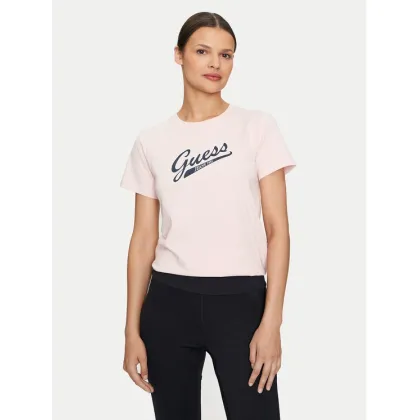 Zdjęcie Guess Jeans T-Shirt W4YI13 J1314 Różowy Regular Fit