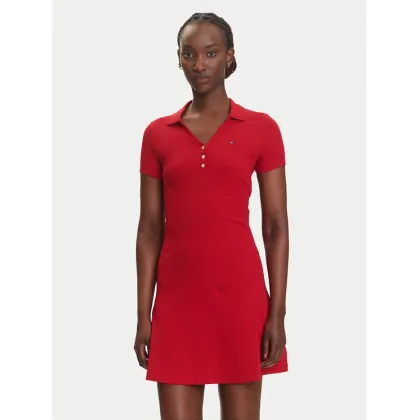 Zdjęcie Tommy Jeans Sukienka codzienna DW0DW21172 Czerwony Regular Fit