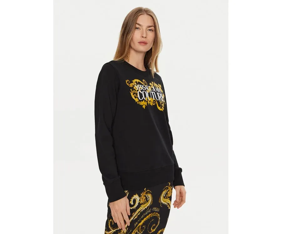 obrazek 1 Versace Jeans Couture Bluza 77HAIE05 Czarny Regular Fit