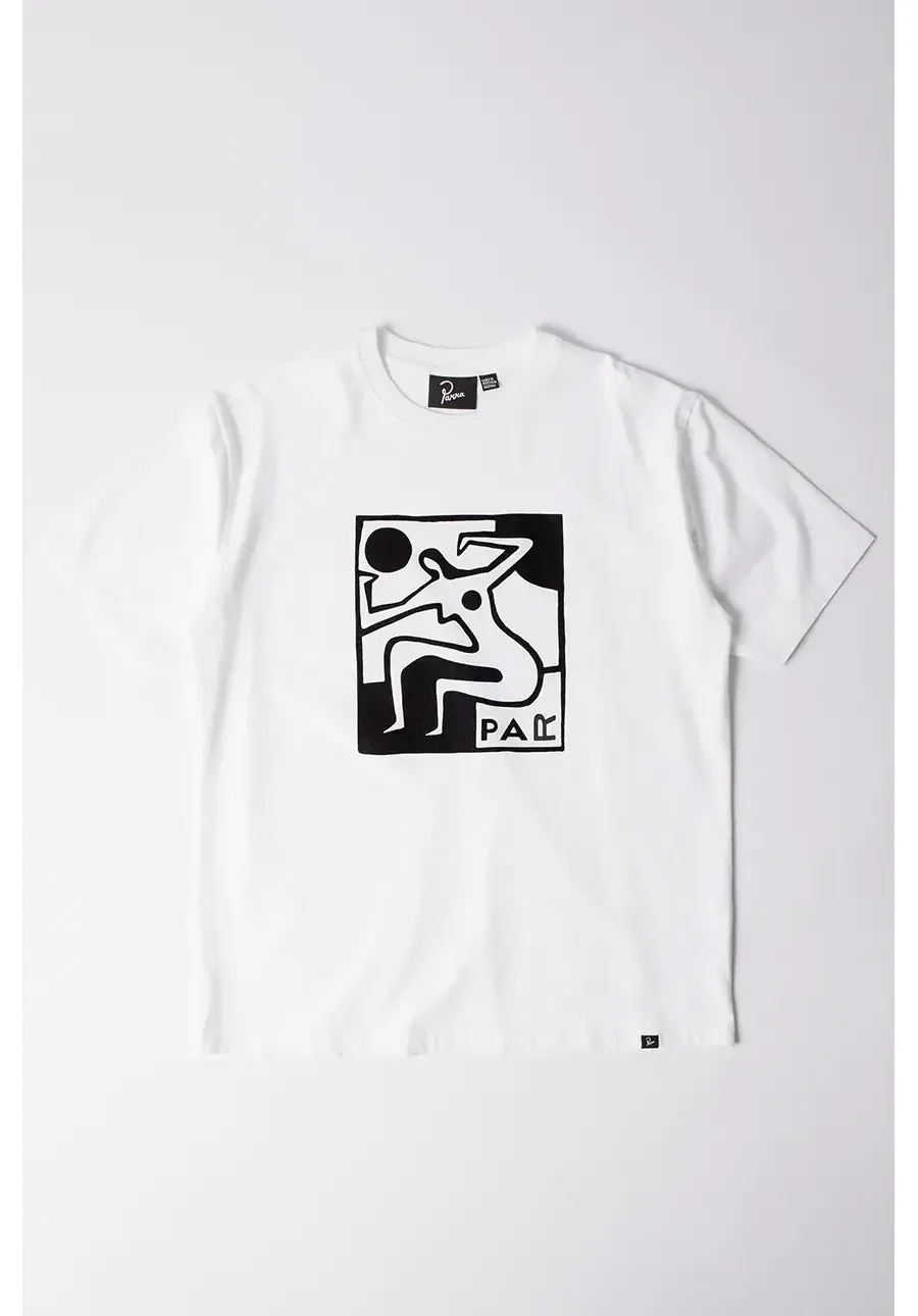 obrazek 1 by Parra t-shirt bawełniany Ball sports męski kolor biały z nadrukiem 53221