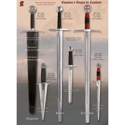 Zdjęcie Repliki mieczy bojowych o historycznym rodowodzie