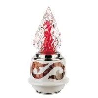 Picture Votive lamp for porcelain tombstones