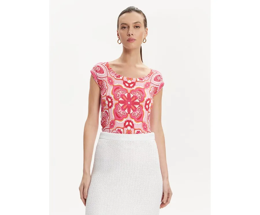 obrazek 1 Luisa Spagnoli Bluzka Crotone 58243 Różowy Regular Fit