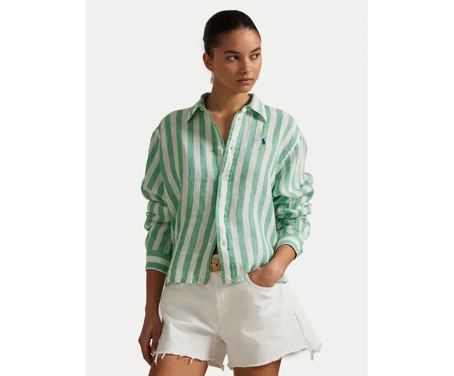 obrazek 1 Polo Ralph Lauren Koszula 211935130007 Zielony Relaxed Fit