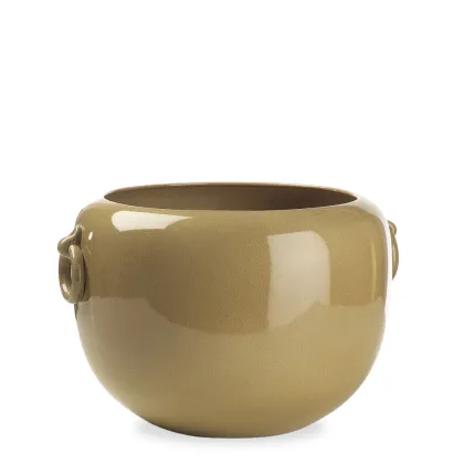 Picture Medium pot with rings H.28xL.39xD.Int.30 cm