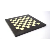 Picture Gray and white wooden chess board