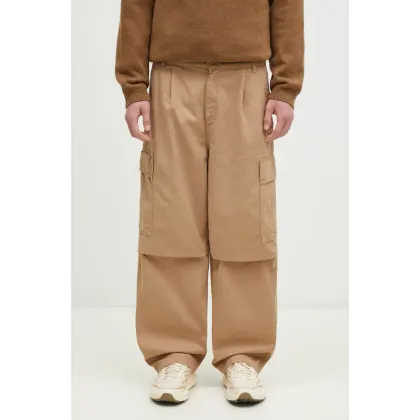 Zdjęcie Carhartt WIP spodnie bawełniane Cole Cargo Pant kolor beżowy proste I031218.2FSGD