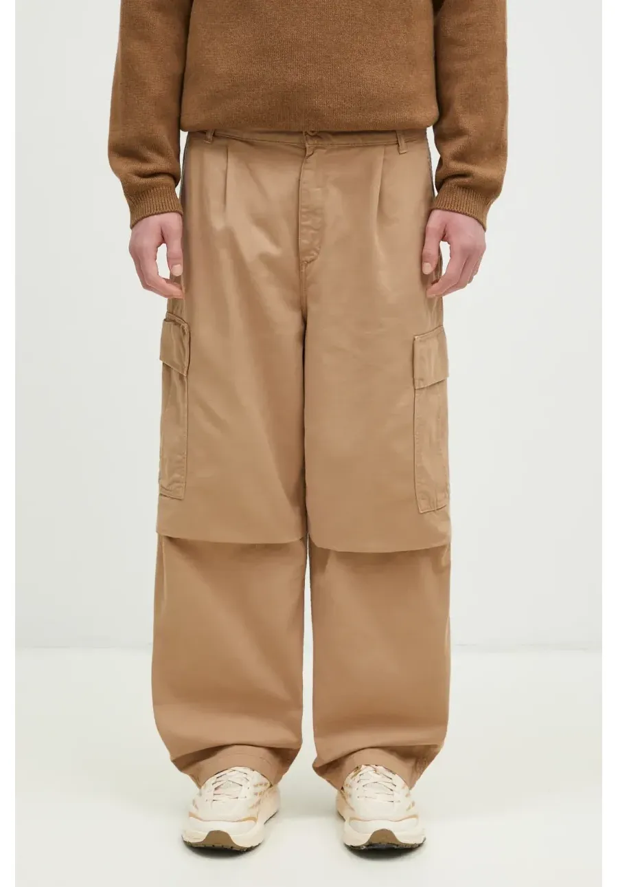 obrazek 1 Carhartt WIP spodnie bawełniane Cole Cargo Pant kolor beżowy proste I031218.2FSGD