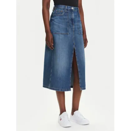 Zdjęcie Tommy Jeans Spódnica jeansowa Claire DW0DW21070 Granatowy Regular Fit