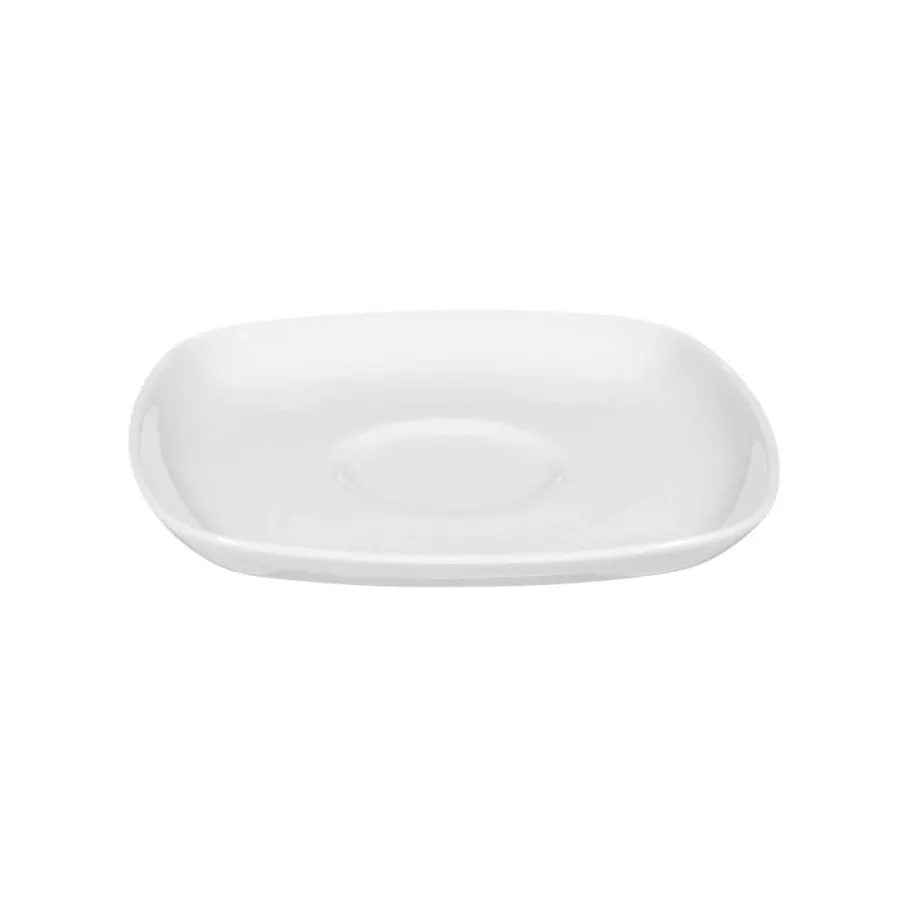 obrazek 3 Porcelanowy biały kwadratowy spodek pod filiżankę do herbaty w stylu nowoczesnym - Seltmann Weiden