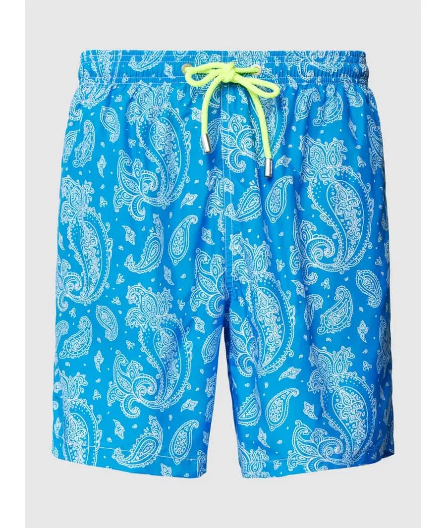 obrazek 1 Spodenki kąpielowe z nadrukiem na całej powierzchni model ‘LIGHTING’