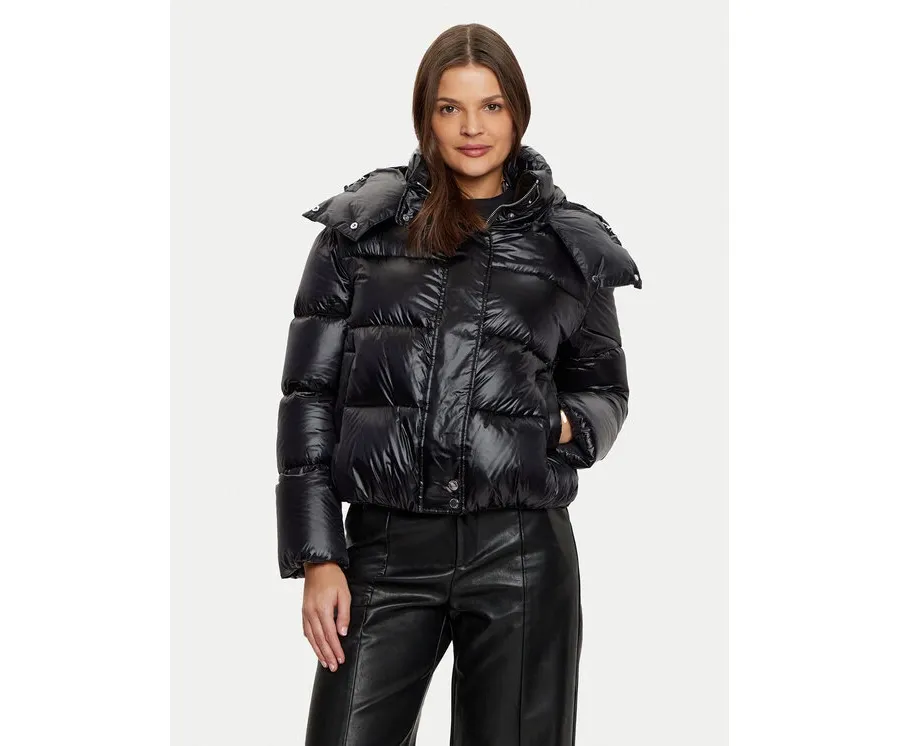 obrazek 1 Patrizia Pepe Kurtka puchowa 2O0050/A9M0-K103 Czarny Regular Fit