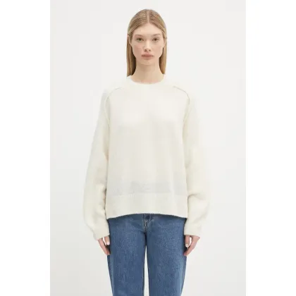 Zdjęcie A.P.C. sweter Pull Naomie damski kolor beżowy WPABE.F23283