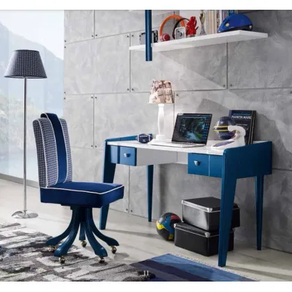 Zdjęcie Niebieskie biurko do młodzieżowego pokoju - Ferretti e Ferretti