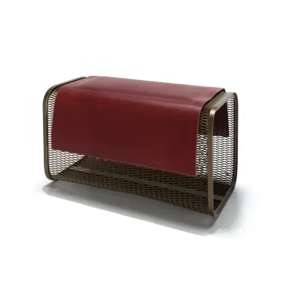 Zdjęcie Piękne włoskie siedzisko z siedzeniem z naturalnej skóry