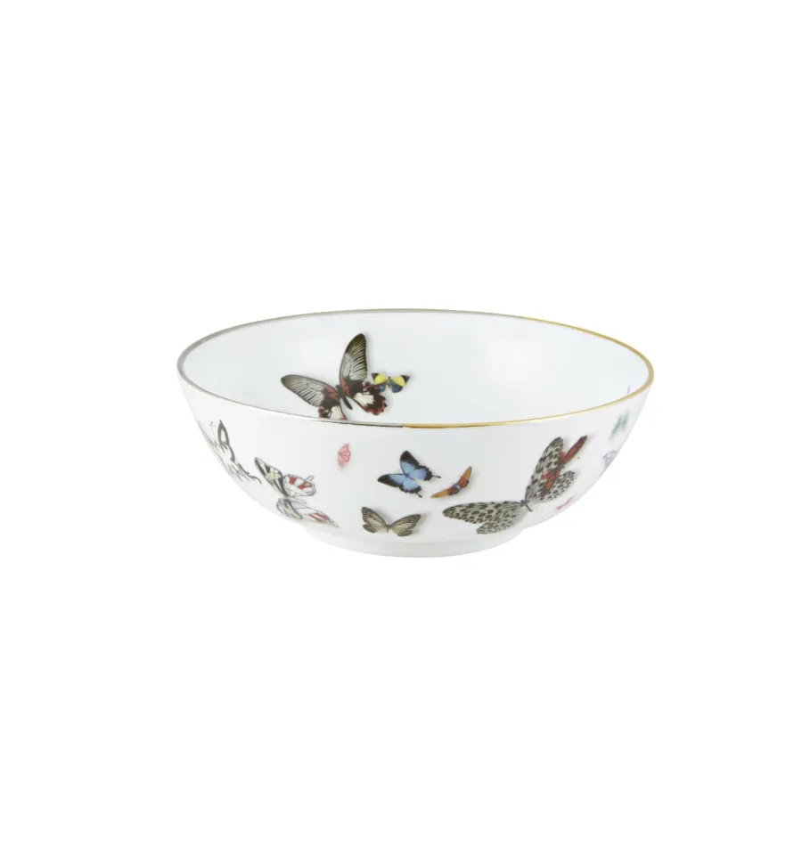 obrazek 1 Biała średnia miska na makaron z porcelany z kolekcji Parada Motyli - Vista Alegre