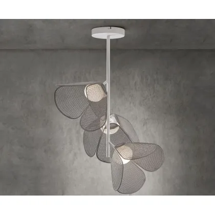 Zdjęcie Kwiecista lampa sufitowa w stylu nowoczesnym