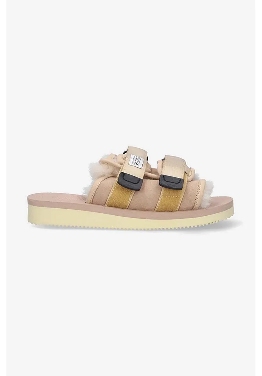 obrazek 1 Suicoke klapki damskie kolor beżowy MOTO.M2AB.BEIGE-BEIGE