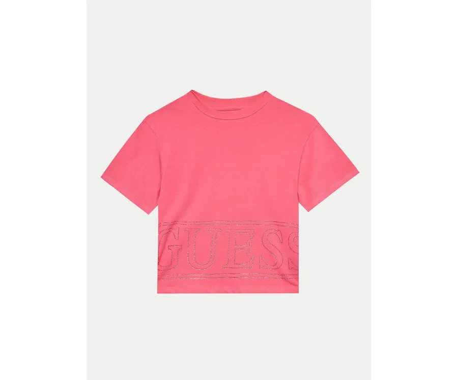 obrazek 1 Guess T-Shirt J4YI17 K6YW4 Różowy Boxy Fit