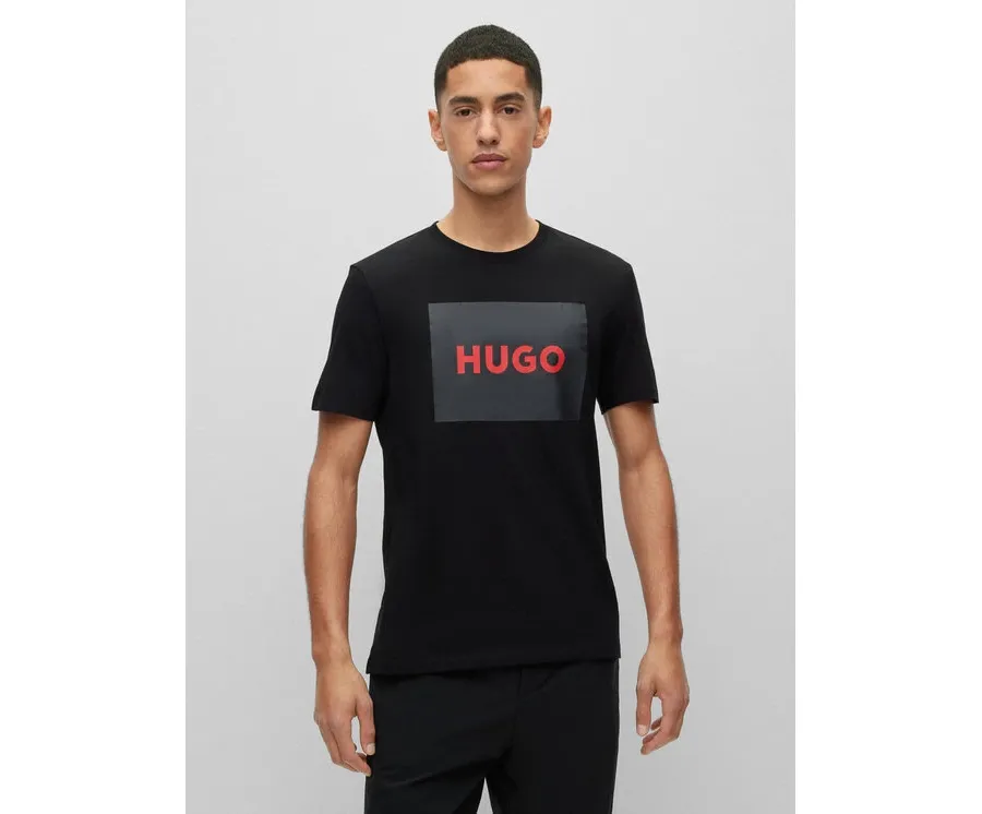 obrazek 1 Hugo T-Shirt Dulive222 50467952 Czarny Regular Fit HUGO
