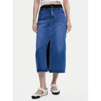Zdjęcie Desigual Spódnica jeansowa 25SWFD02 Niebieski Regular Fit