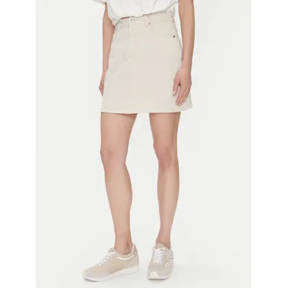Zdjęcie Vero Moda Spódnica jeansowa Tessa 10301536 Écru Regular Fit