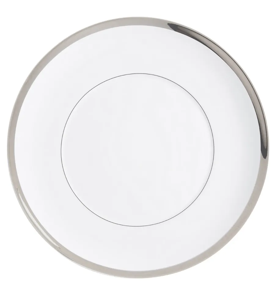 obrazek 1 Porcelanowy talerz obiadowy Domo Platinium z platynowym wykończeniem - Vista Alegre