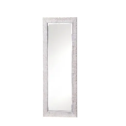 Picture Lacquered mirror with white sandblasted finish and cut glass - Zanini
