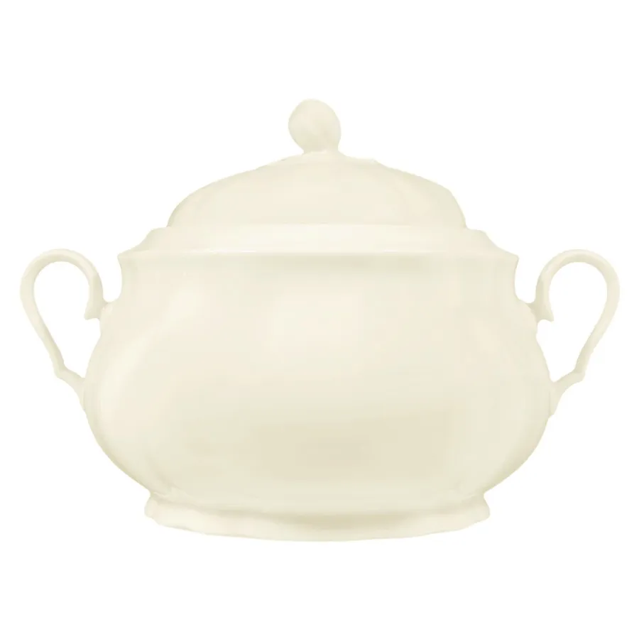 obrazek 1 Stylowa porcelanowa duża waza z pokrywką z Niemiec - Seltmann Weiden