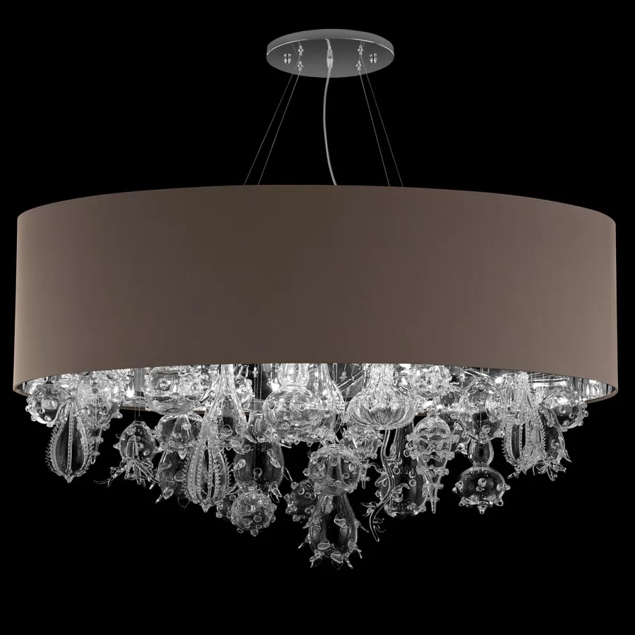 obrazek 1 Piękna lampa sufitowa wykonana ze szkła murano - prosto z Włoch
