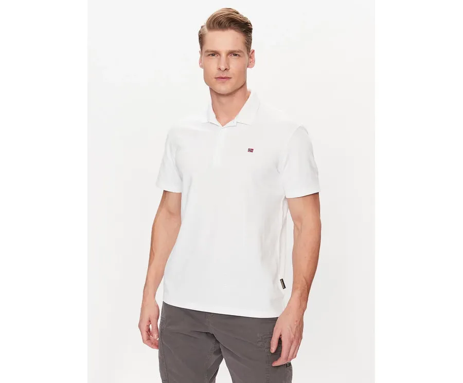 obrazek 1 Napapijri Polo Ealis NP0A4H8B Biały Regular Fit