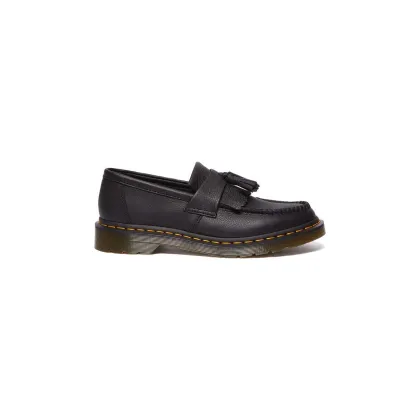 Zdjęcie Dr. Martens mokasyny skórzane Adrian damskie kolor czarny na płaskim obcasie DM22760001