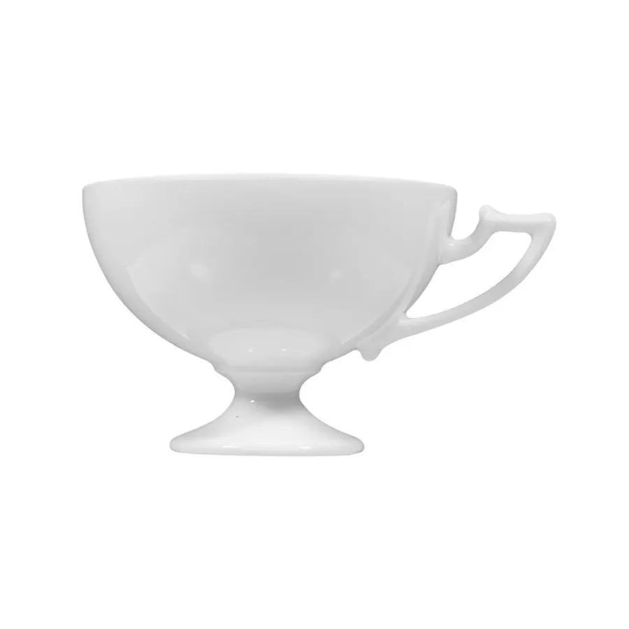 obrazek 2 Stylowa biała porcelanowa filiżanka do herbaty o klasycznym kształcie - Tettau