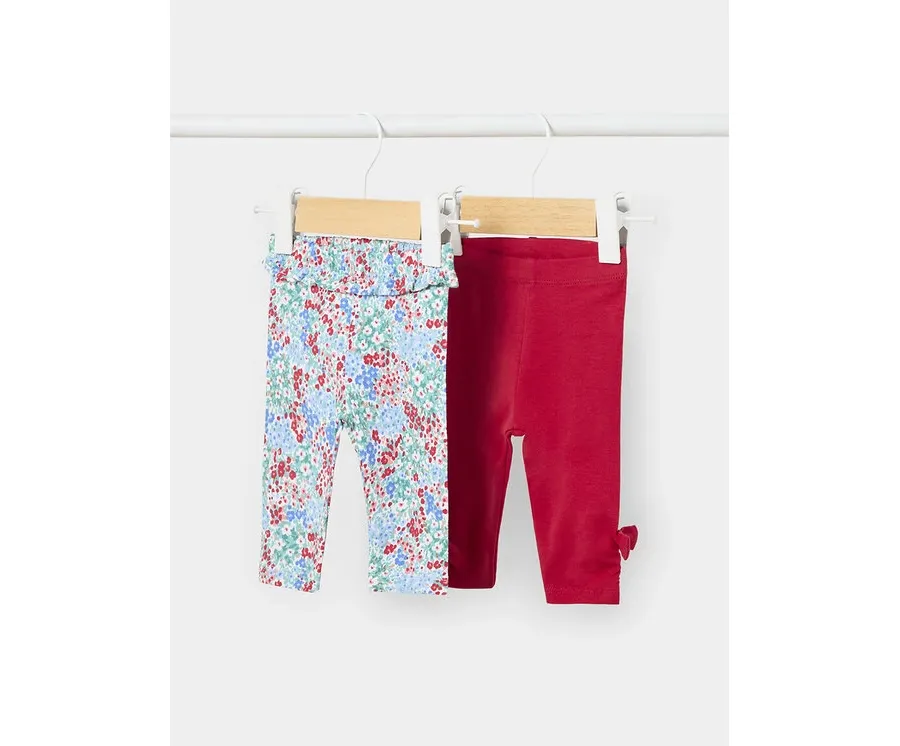 obrazek 1 Mayoral Komplet 2 par legginsów 1714 Kolorowy Slim Fit