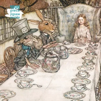 Zdjęcie Puzzle dla dorosłych Arthur Rackham: Alicja w Krainie Czarów: Spotkanie przy herbacie - Flame Tree Publishing