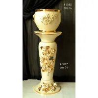 Zdjęcie Ekskluzywna kolumna z donicą do salonu