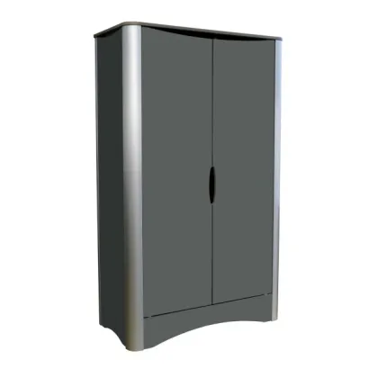 Zdjęcie Dwudrzwiowa szafa FUSION profilowana - Mathy by Bols