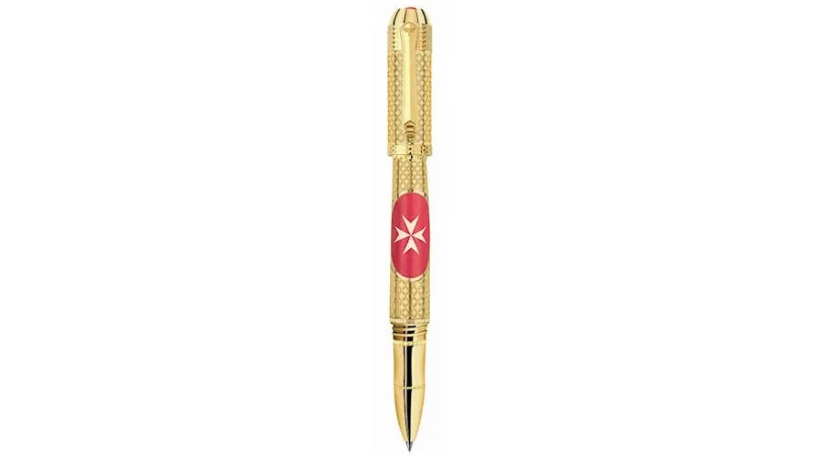 picture 1 Rollerball Pen Tibaldi Sovereign Military Order of Malta Limited Edition 18k Solid Gold