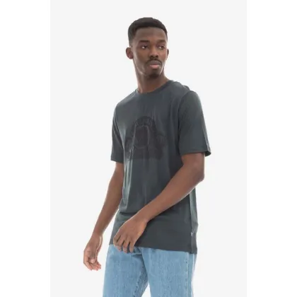 Zdjęcie Fjallraven t-shirt wełniany Abisko Wool Classic kolor zielony z nadrukiem F84117.555-555