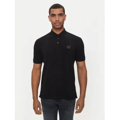 Zdjęcie Hugo Polo Dereso_Gel 50528173 Czarny Regular Fit HUGO