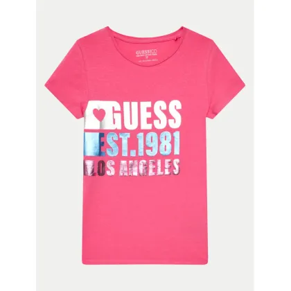 Zdjęcie Guess T-Shirt J4YI00 K6YW4 Różowy Regular Fit