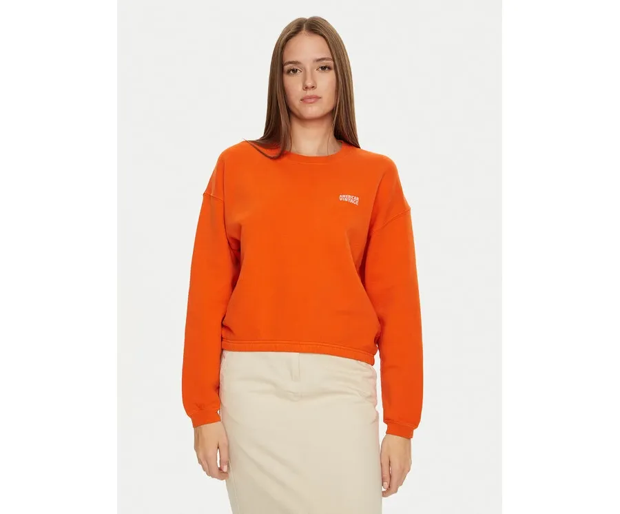 obrazek 1 American Vintage Bluza Izubird IZU03AH24 Pomarańczowy Regular Fit