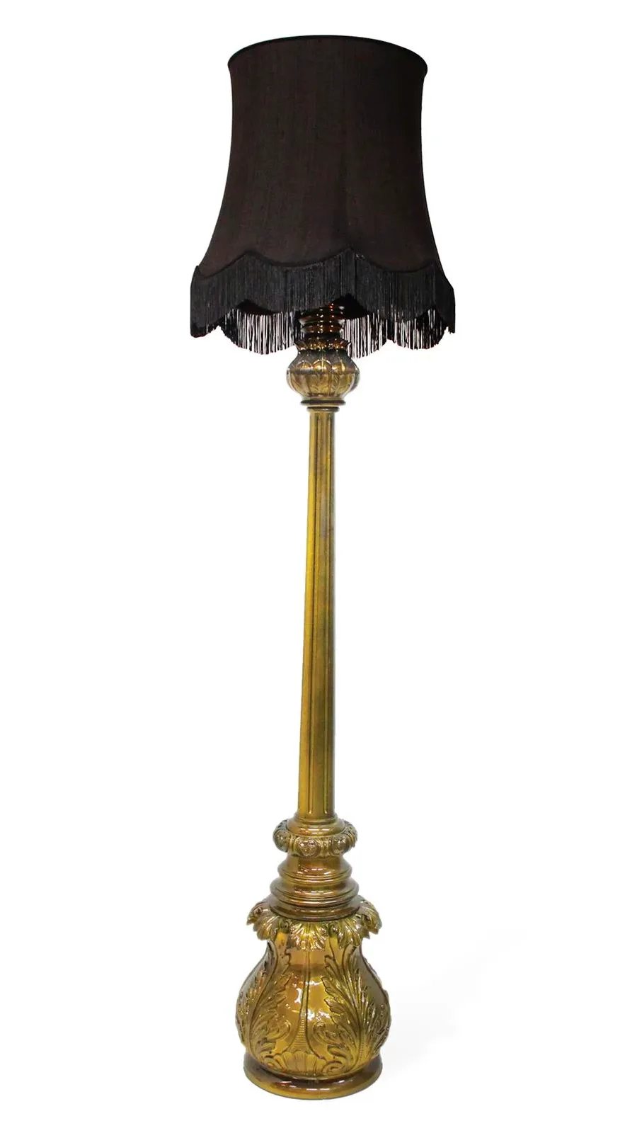 obrazek 4 Elegancka ręcznie rzeźbiona lampa podłogowa