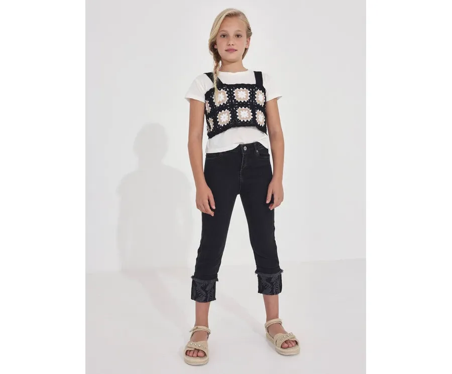 obrazek 1 Mayoral Jeansy 6580 Czarny