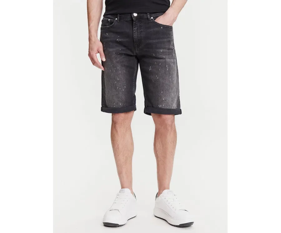 obrazek 1 KARL LAGERFELD Szorty jeansowe 265820 552832 Czarny Slim Fit